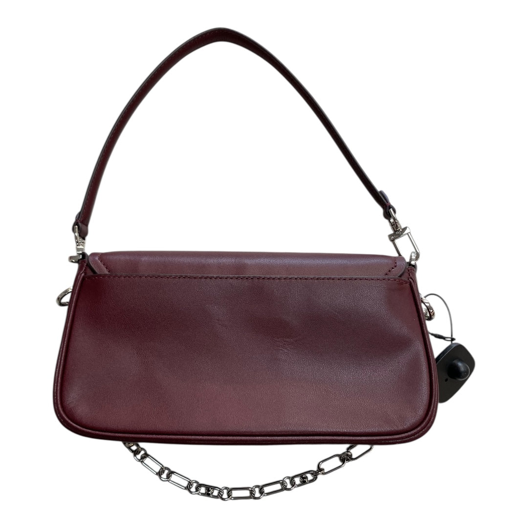 Handbag Designer By Michael Kors In Maroon, Size:Small