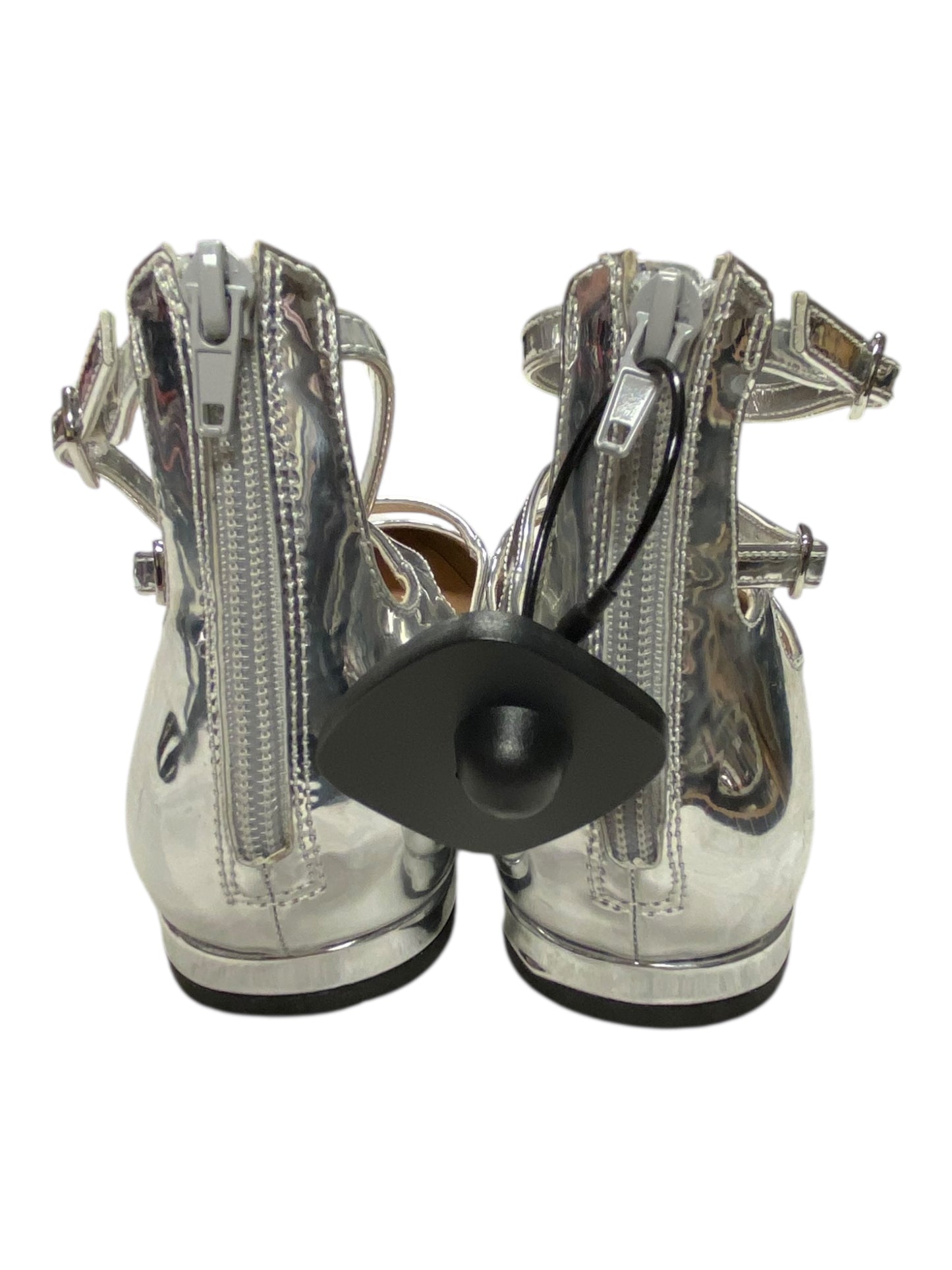 Shoes Flats By Inc In Silver, Size:7