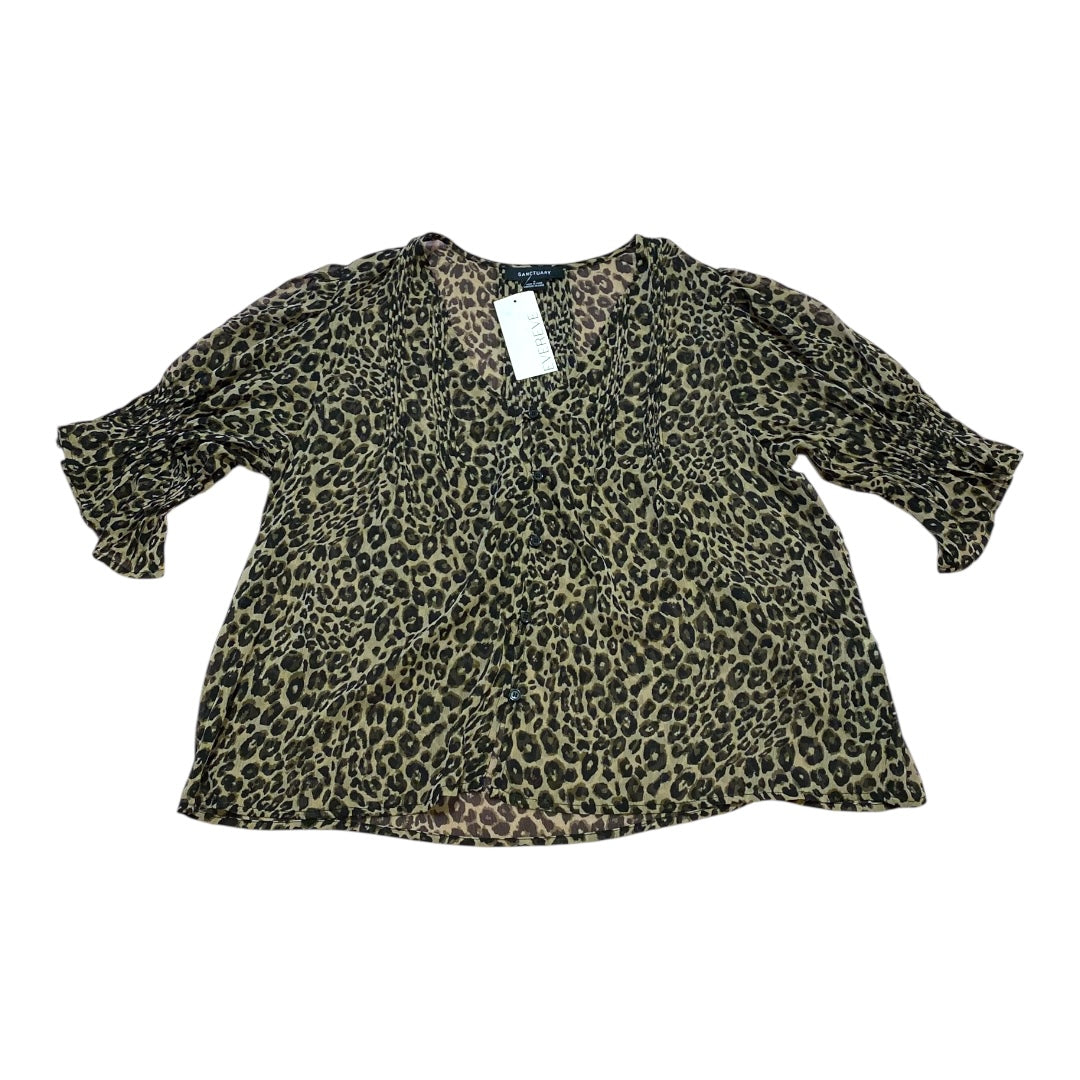 Top Ss By Sanctuary In Animal Print, Size:S