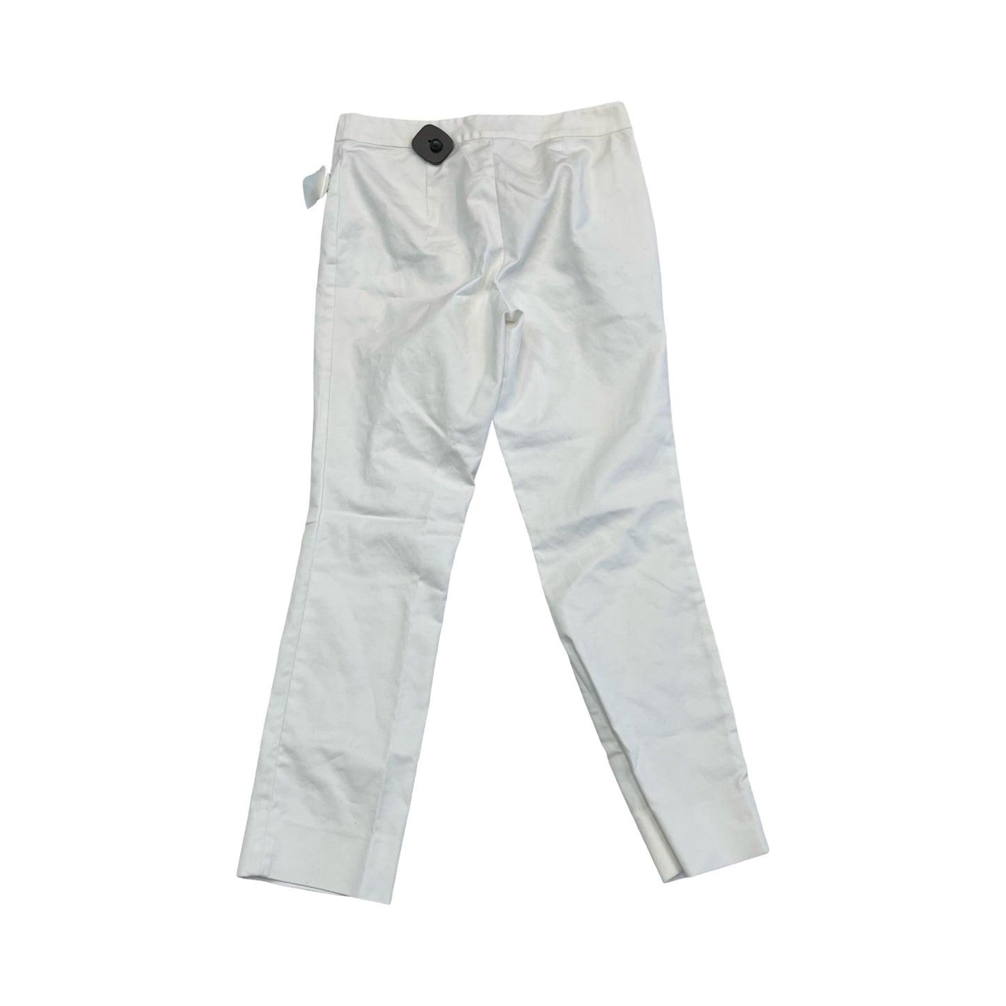 Pants Designer By Diane Von Furstenberg In White, Size:4
