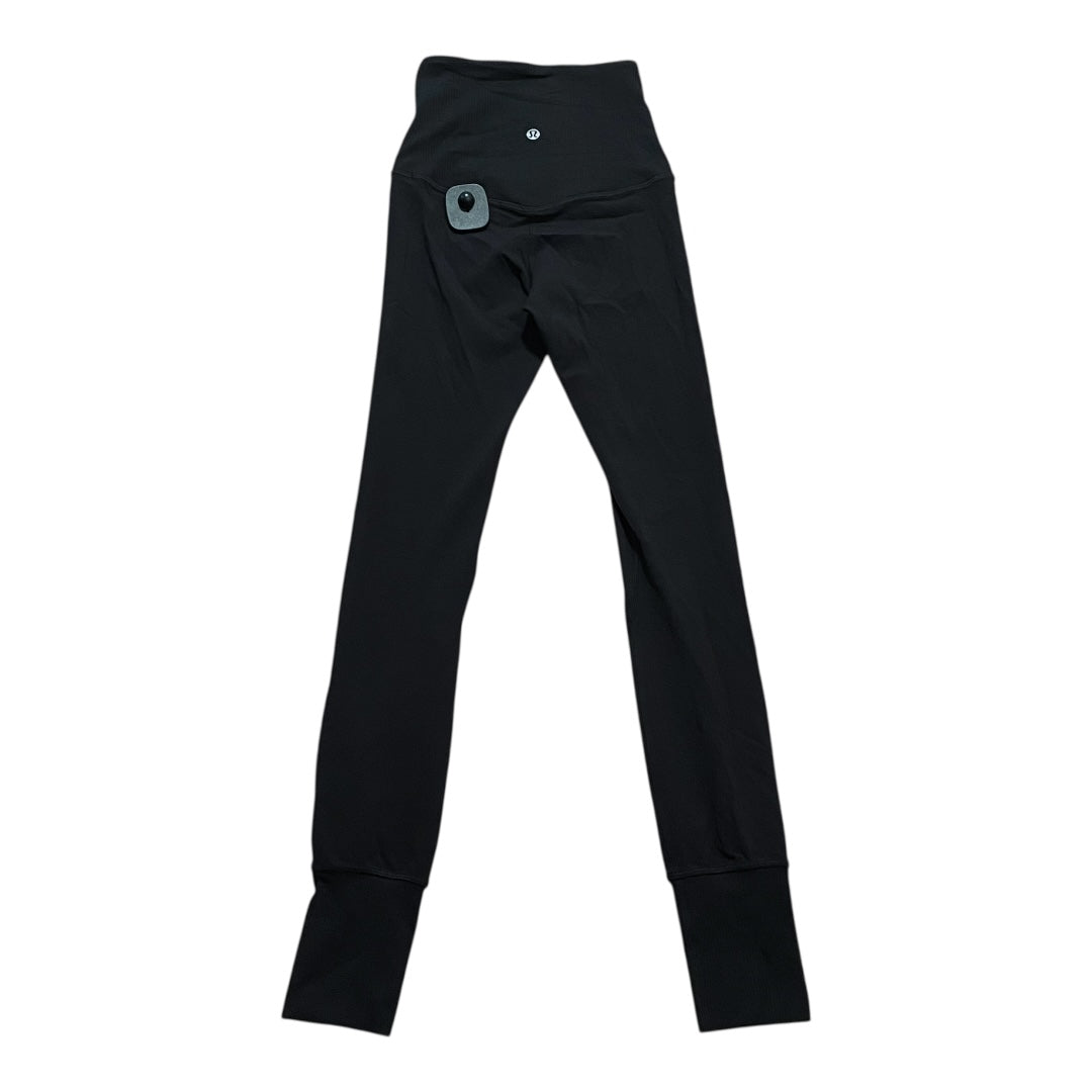 Athletic Leggings By Lululemon In Black, Size:0
