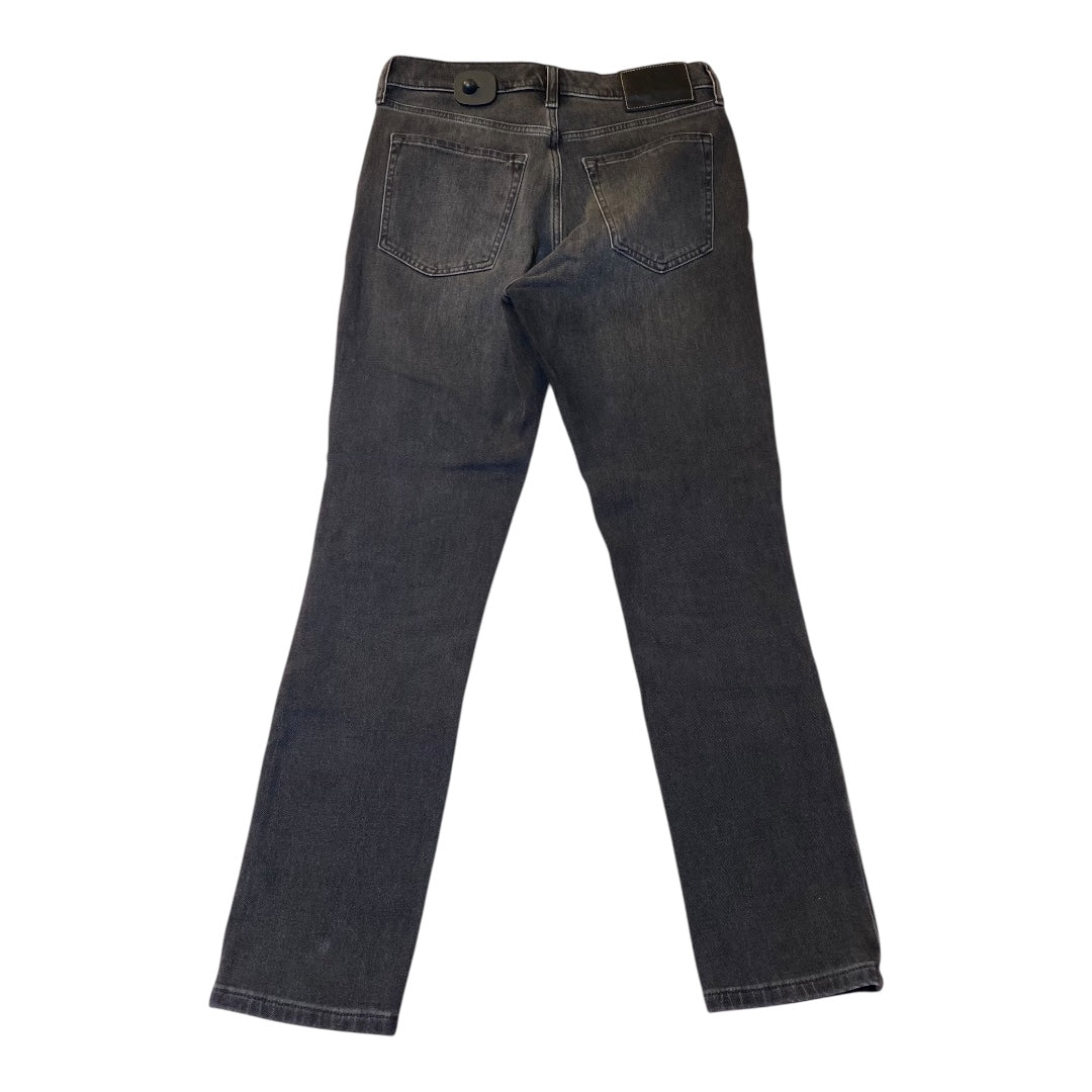 Jeans Straight By Banana Republic In Black, Size:6