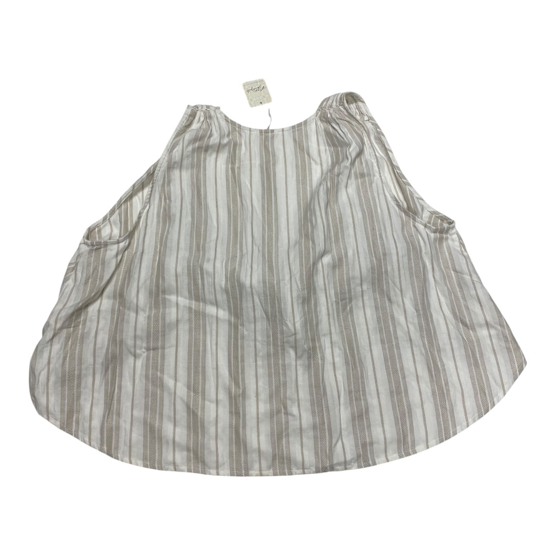 Top Sleeveless By Free People In Tan, Size:M