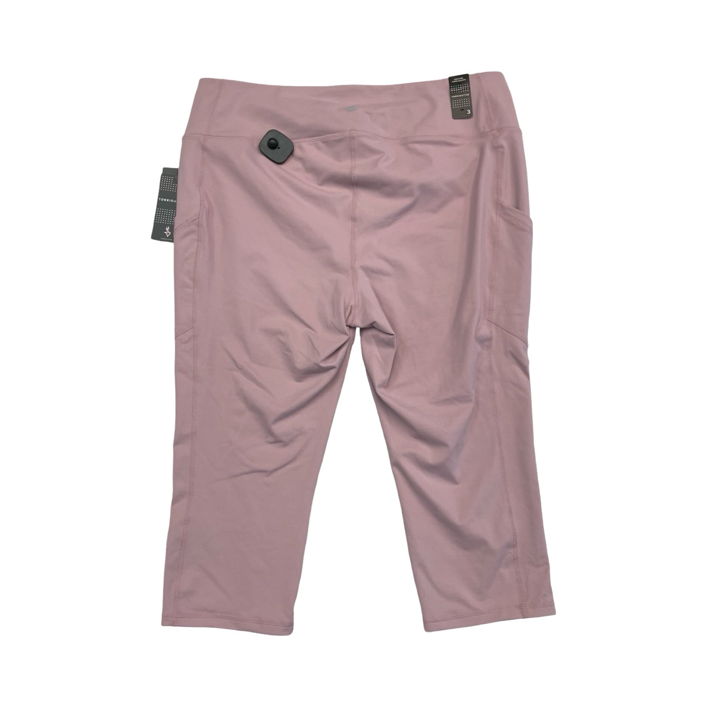 Athletic Capris By Torrid In Pink, Size:3X