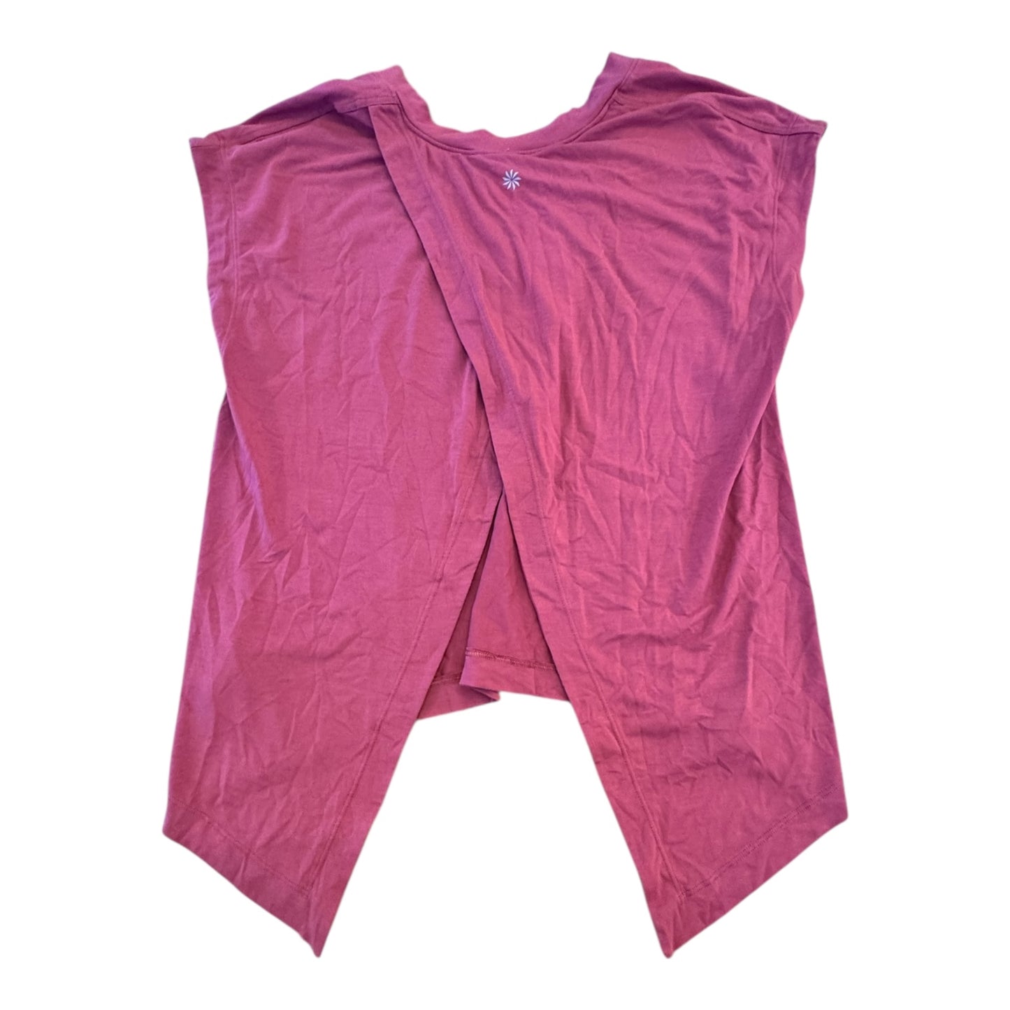 Athletic Top Ss By Athleta In Pink, Size:XS