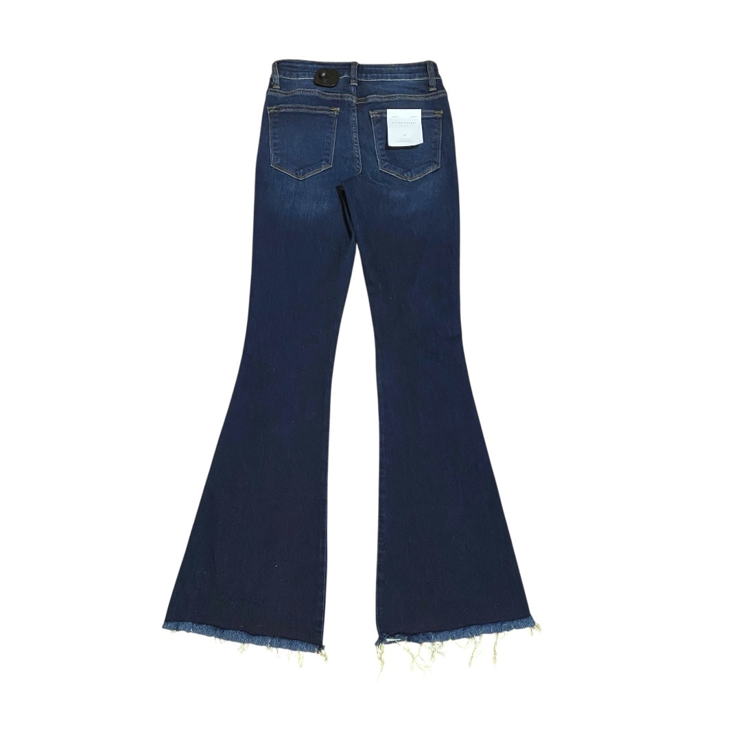 Jeans Flared By Flying Monkey In Blue Denim, Size:0