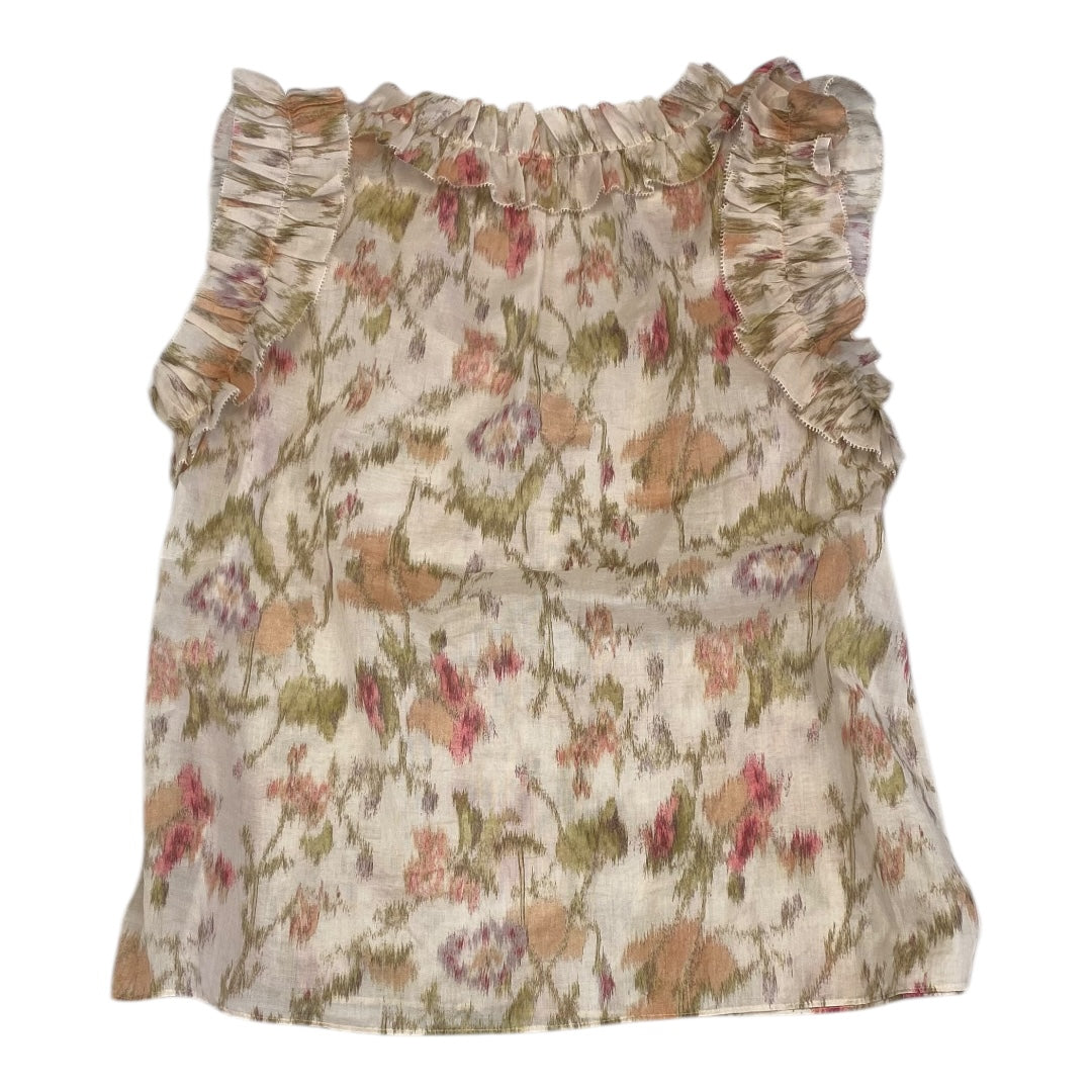 Top Sleeveless By Rebecca Taylor In Multi, Size:M
