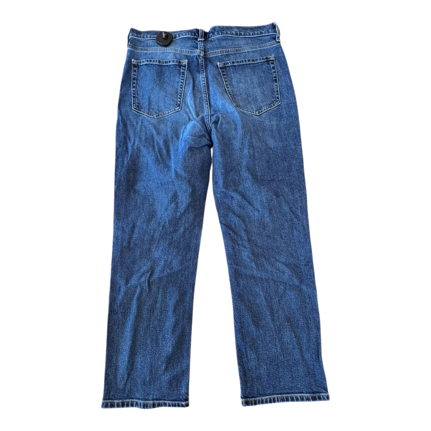 Jeans Straight By Banana Republic In Blue Denim, Size:12