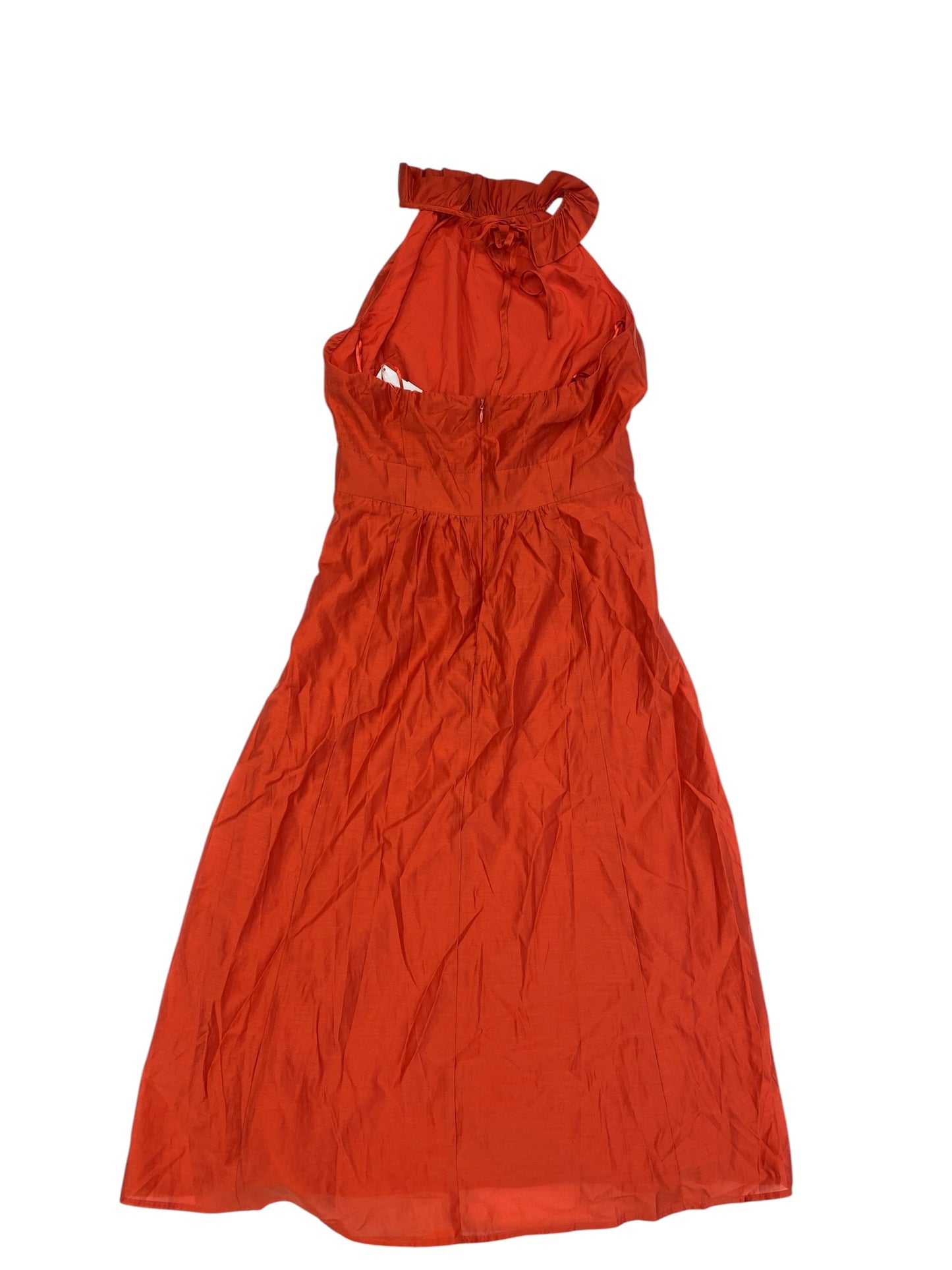 Dress Casual Maxi By Banana Republic In Orange, Size:6
