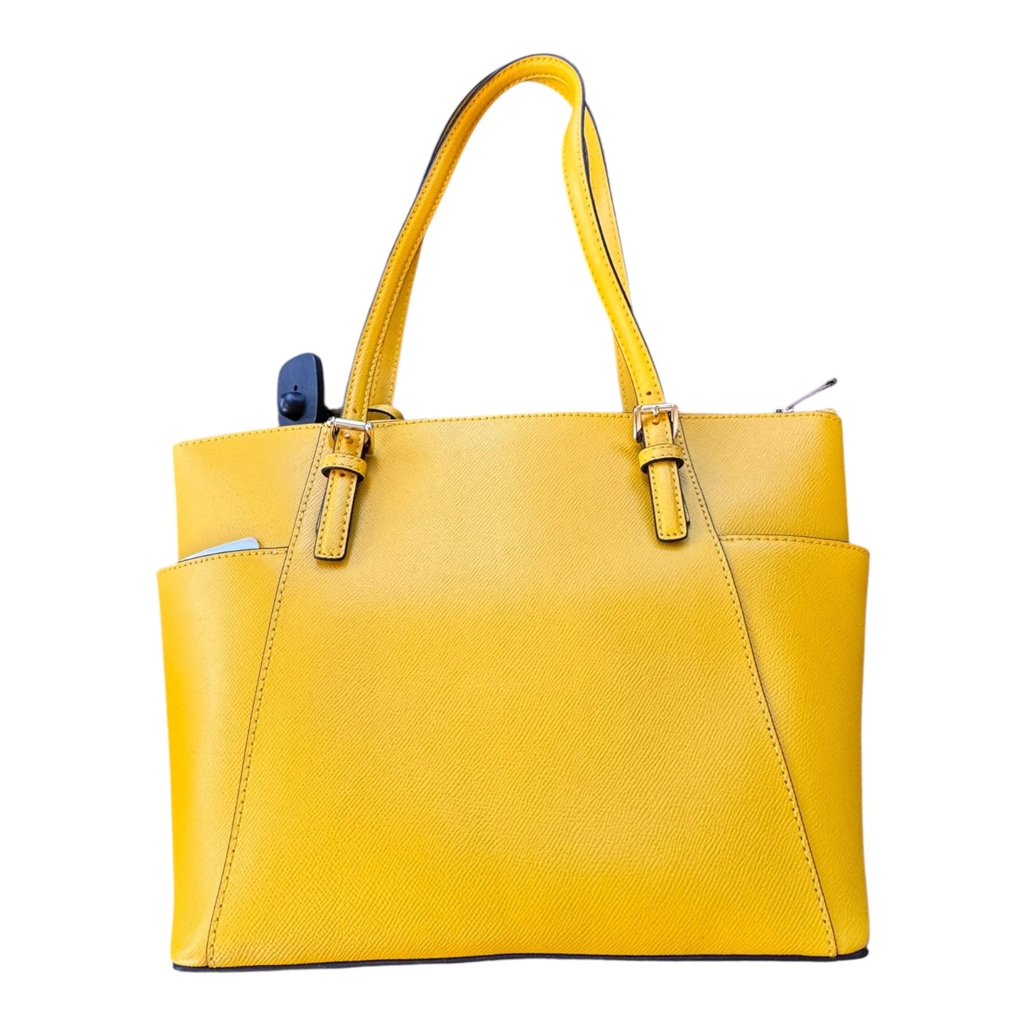 Handbag Designer By Michael Kors In Yellow, Size:Medium
