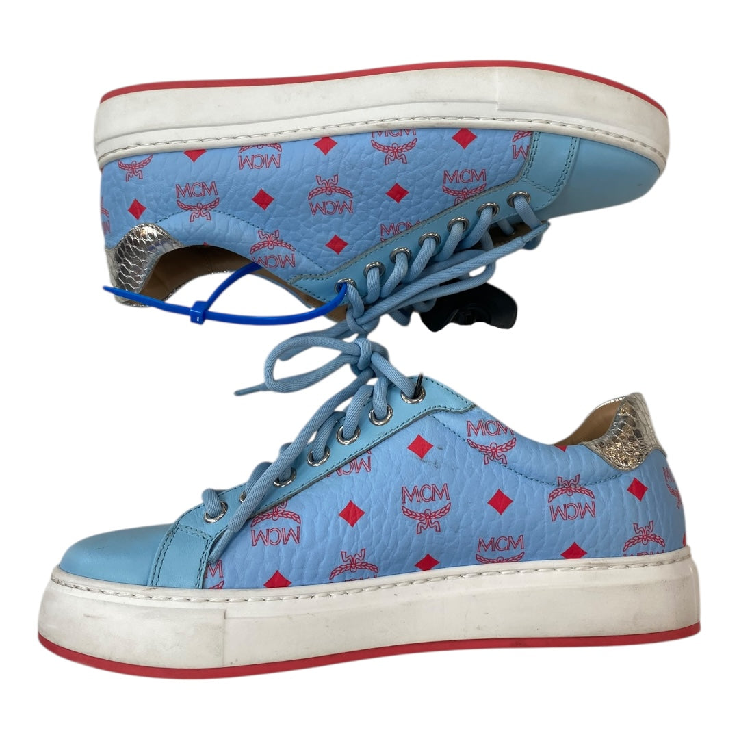 Shoes Luxury Designer By Mcm In Blue, Size:6