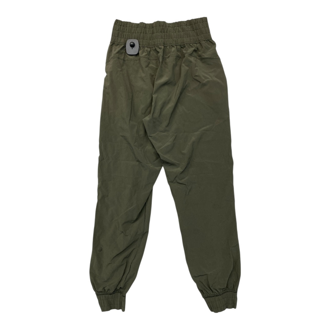 Athletic Pants By Lululemon In Green, Size:4