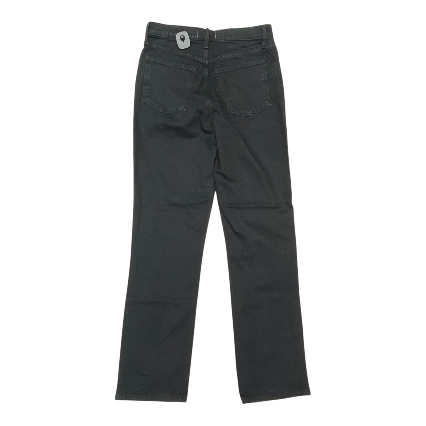 Jeans Wide Leg By Abercrombie And Fitch In Black Denim, Size:12L