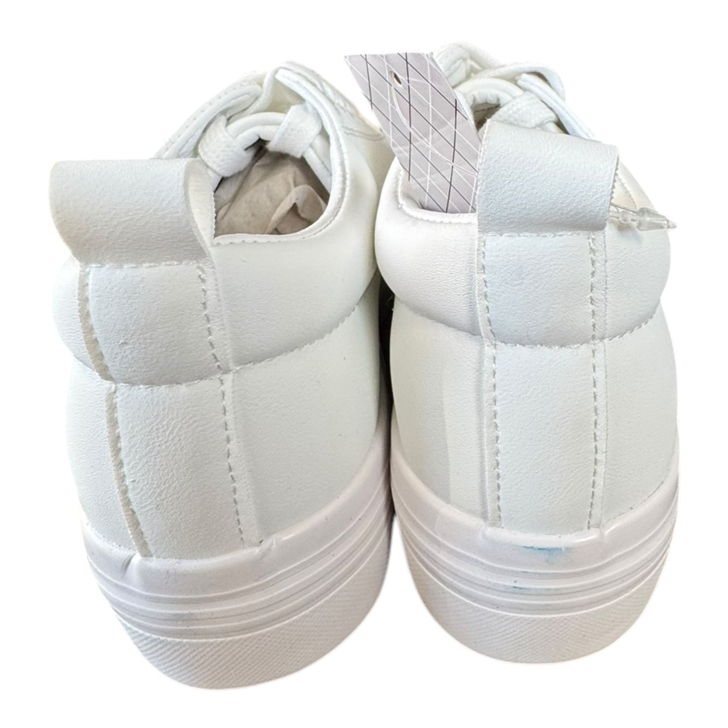Shoes Sneaker By Never be the same In White, Size:7