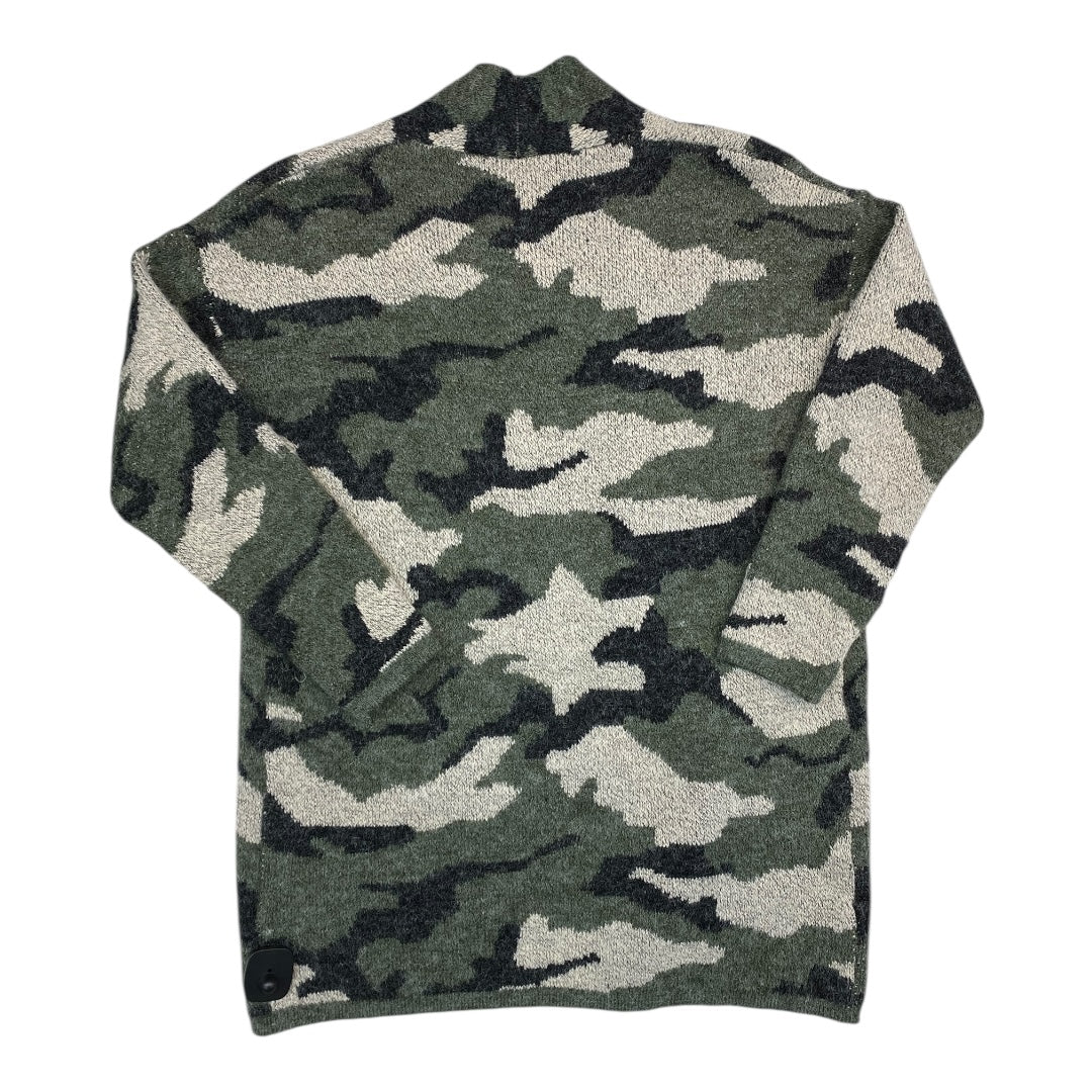 Sweater Cardigan By Doe & Rae In Camouflage Print, Size:S
