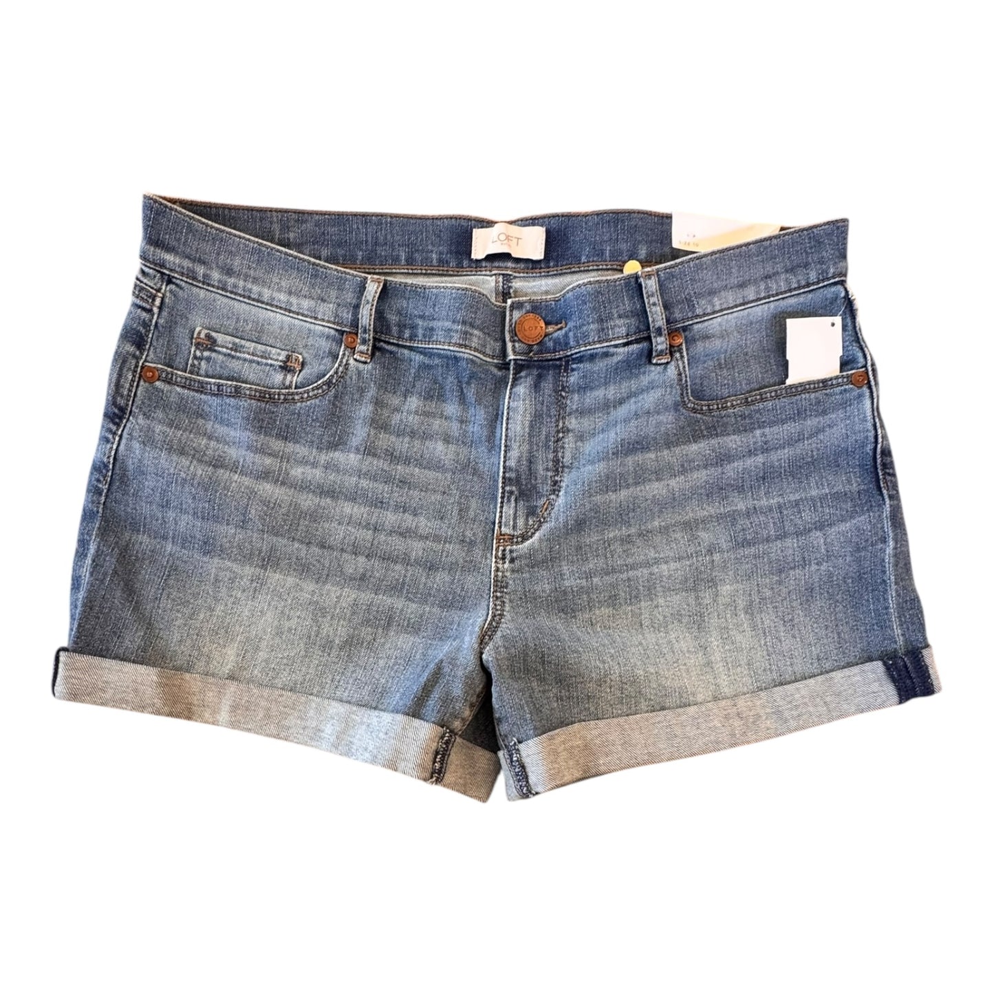 Shorts By Loft In Blue Denim, Size:10