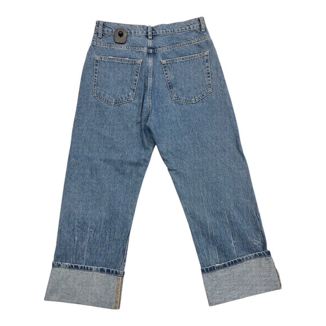 Jeans Straight By Mng In Blue Denim, Size:4