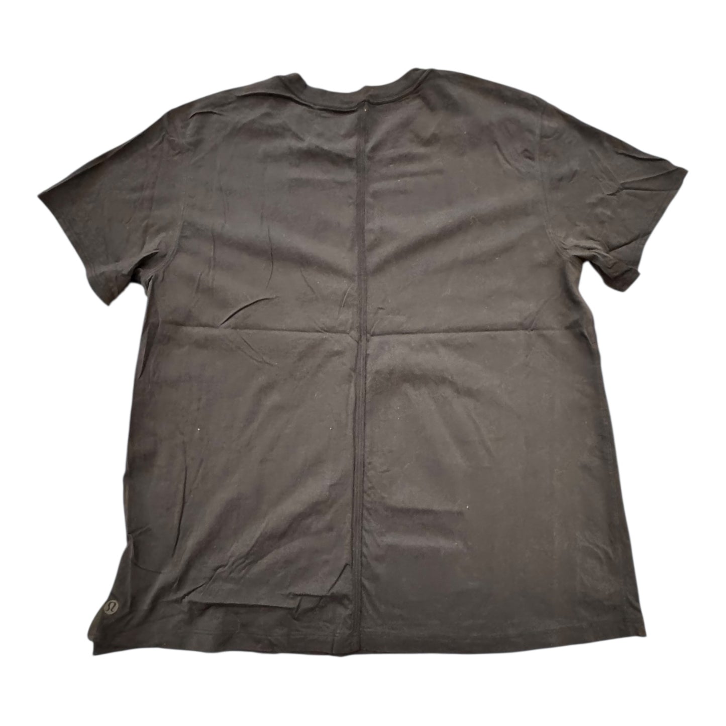 Athletic Top Ss By Lululemon In Black, Size:12