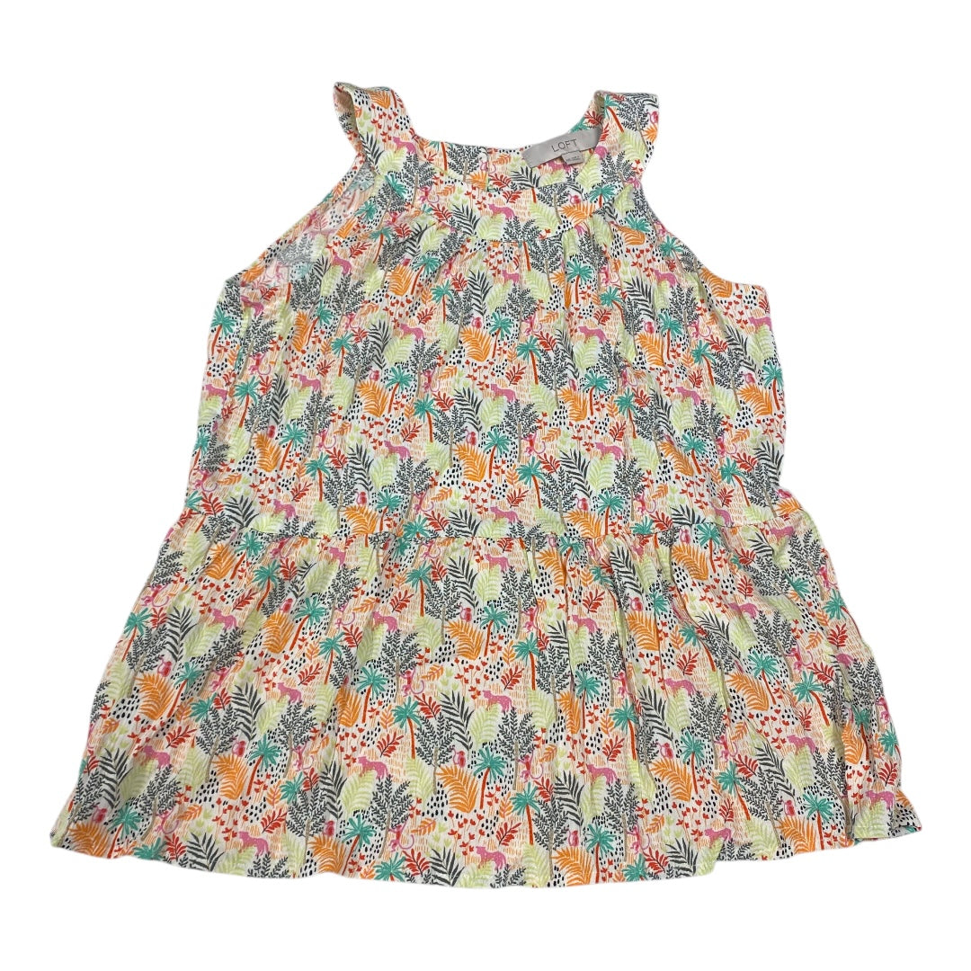 Top Sleeveless By Loft In Multi, Size:Xxs