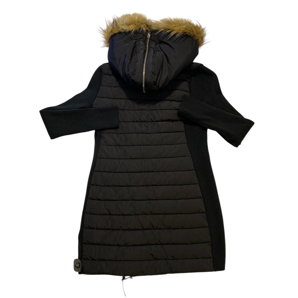 Coat Puffer & Quilted By Calvin Klein In Black, Size:S