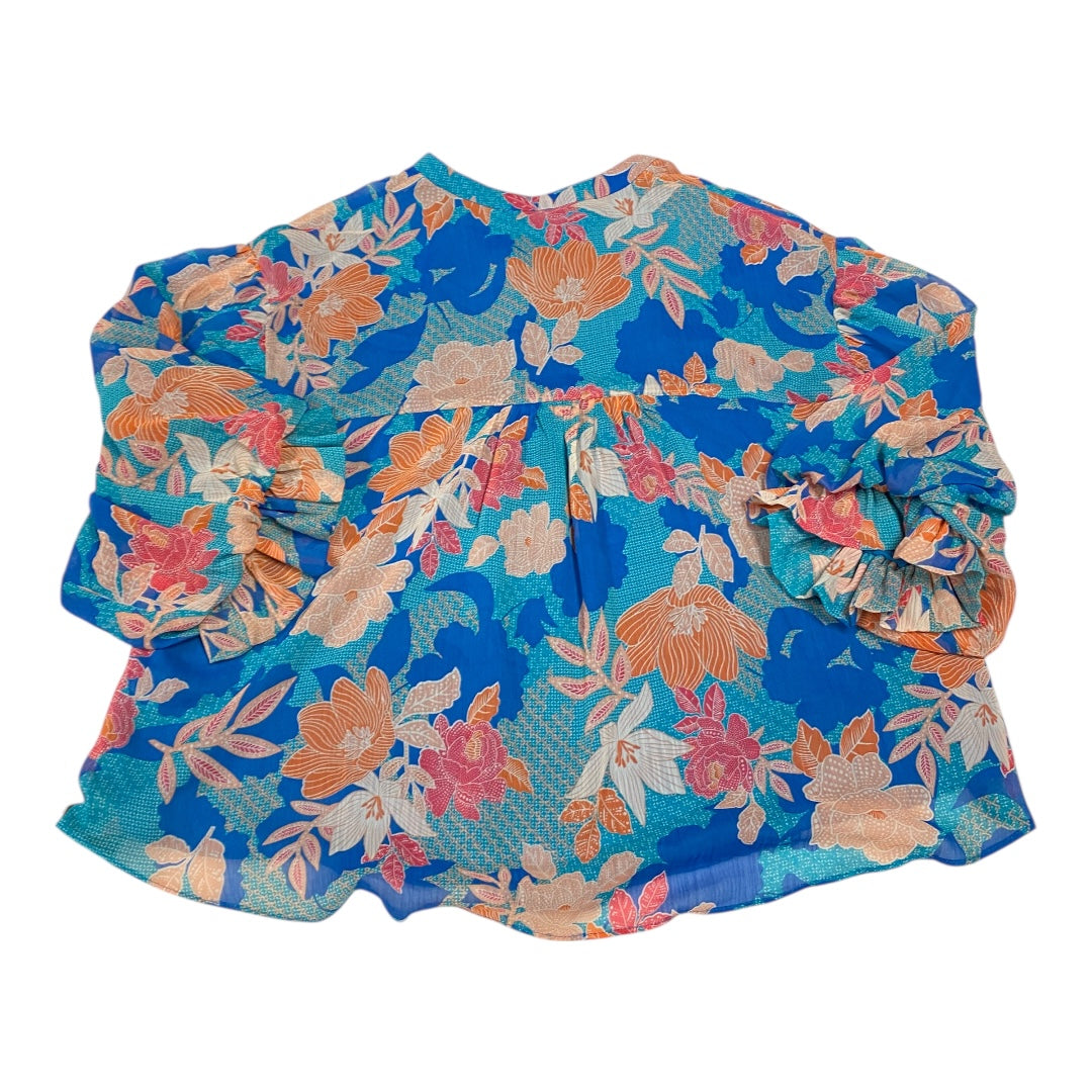 Top Ss By Fate In Floral Print, Size:M