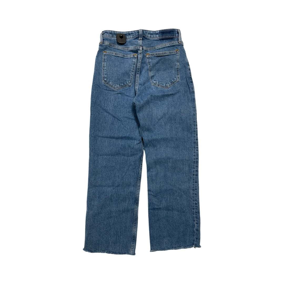 Jeans Straight By Abercrombie And Fitch In Blue Denim, Size:4