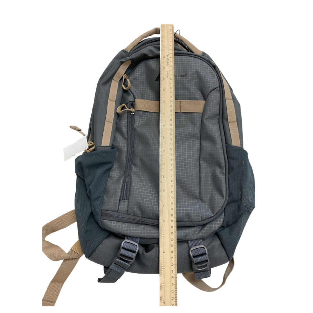 Backpack By Cmc In Grey & Tan, Size:Large
