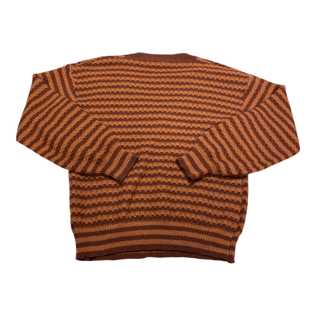 Sweater By Hem & Thread In Striped Pattern, Size:L