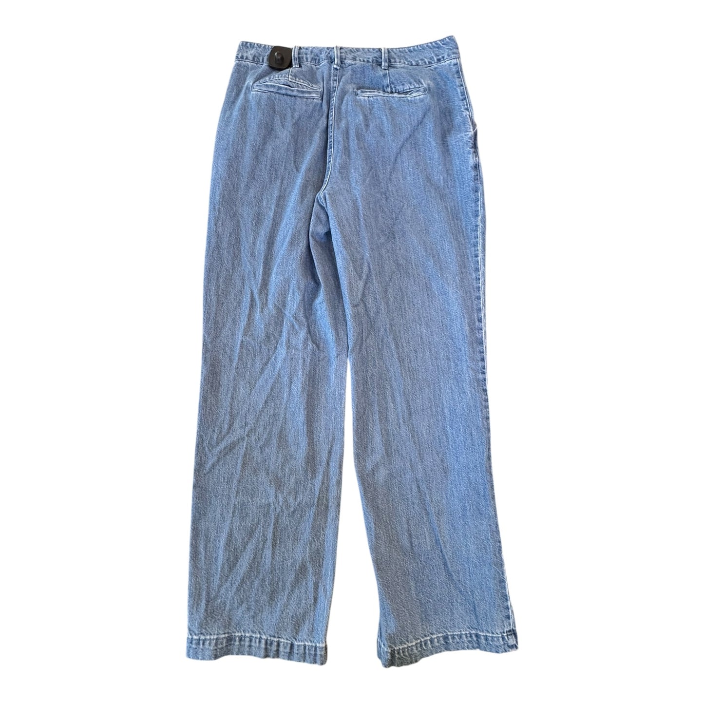 Jeans Wide Leg By Gap In Blue Denim, Size:10