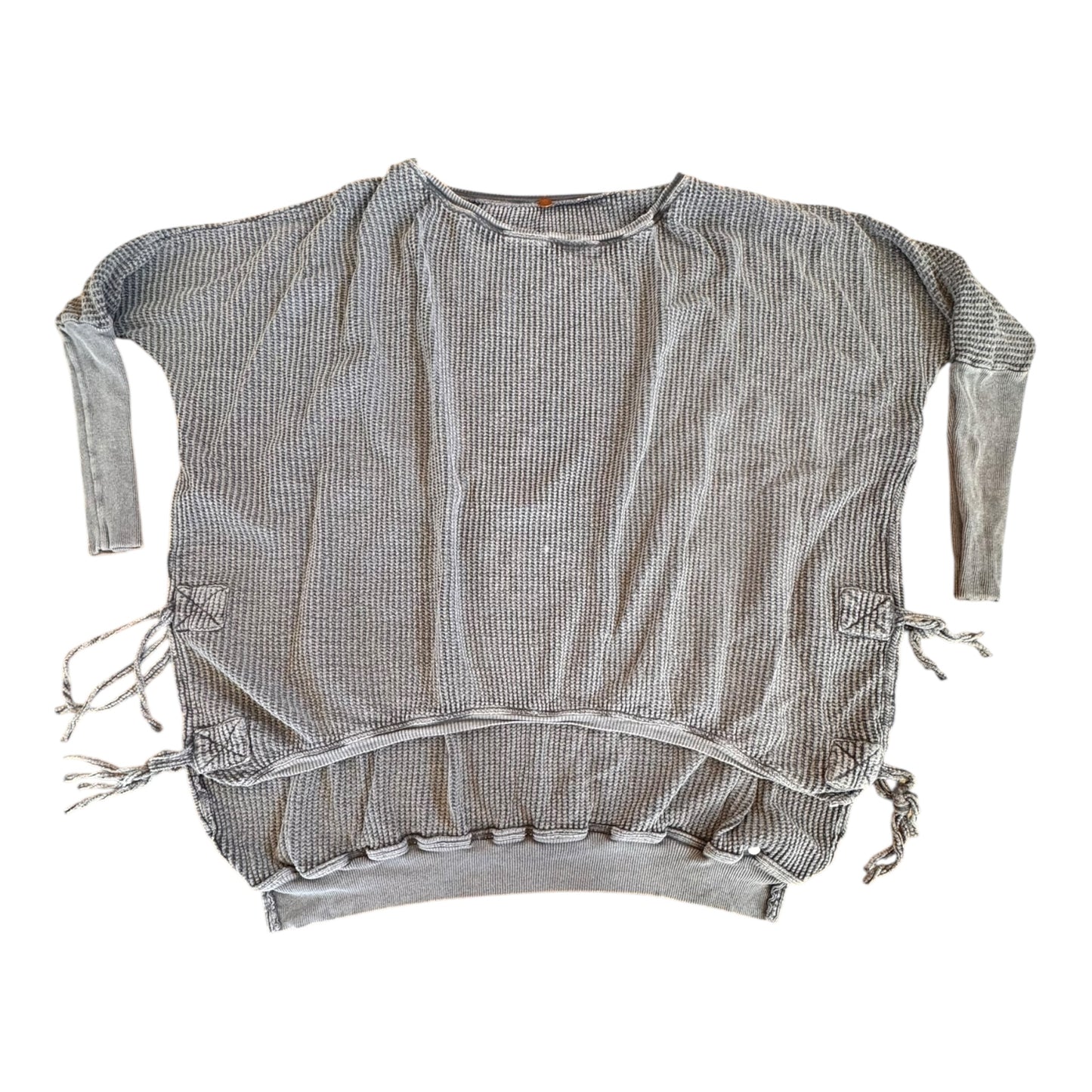 Top Ls By Free People In Grey, Size:M Oversized