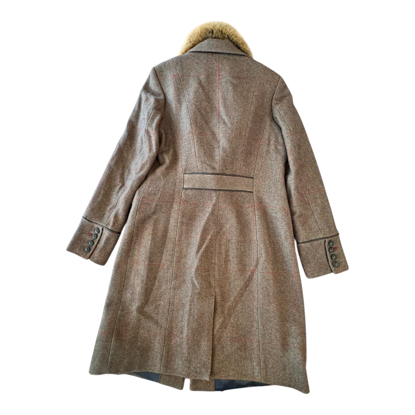 Coat Peacoat By Joules In Multi, Size:8