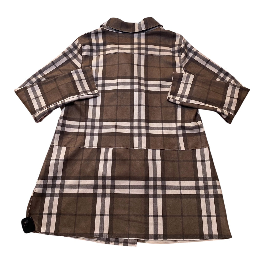 Blazer By Cmc In Plaid Pattern, Size:Xl