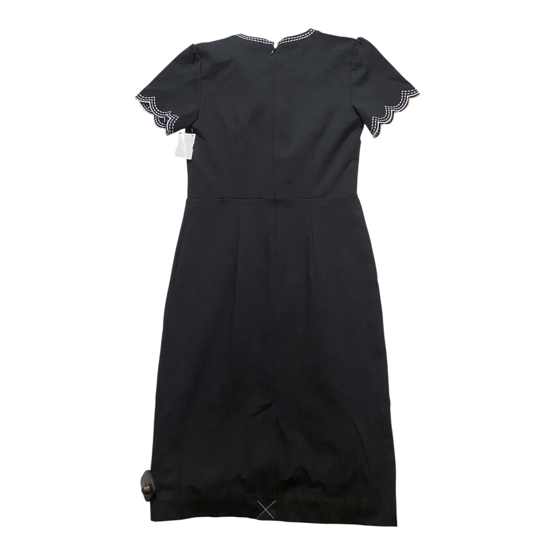 Dress Casual Short By Ann Taylor In Black & White, Size:0