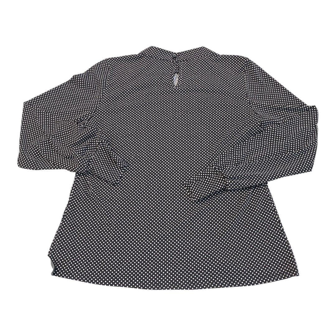 Top Ls By Adrianna Papell In Polkadot Pattern, Size:M