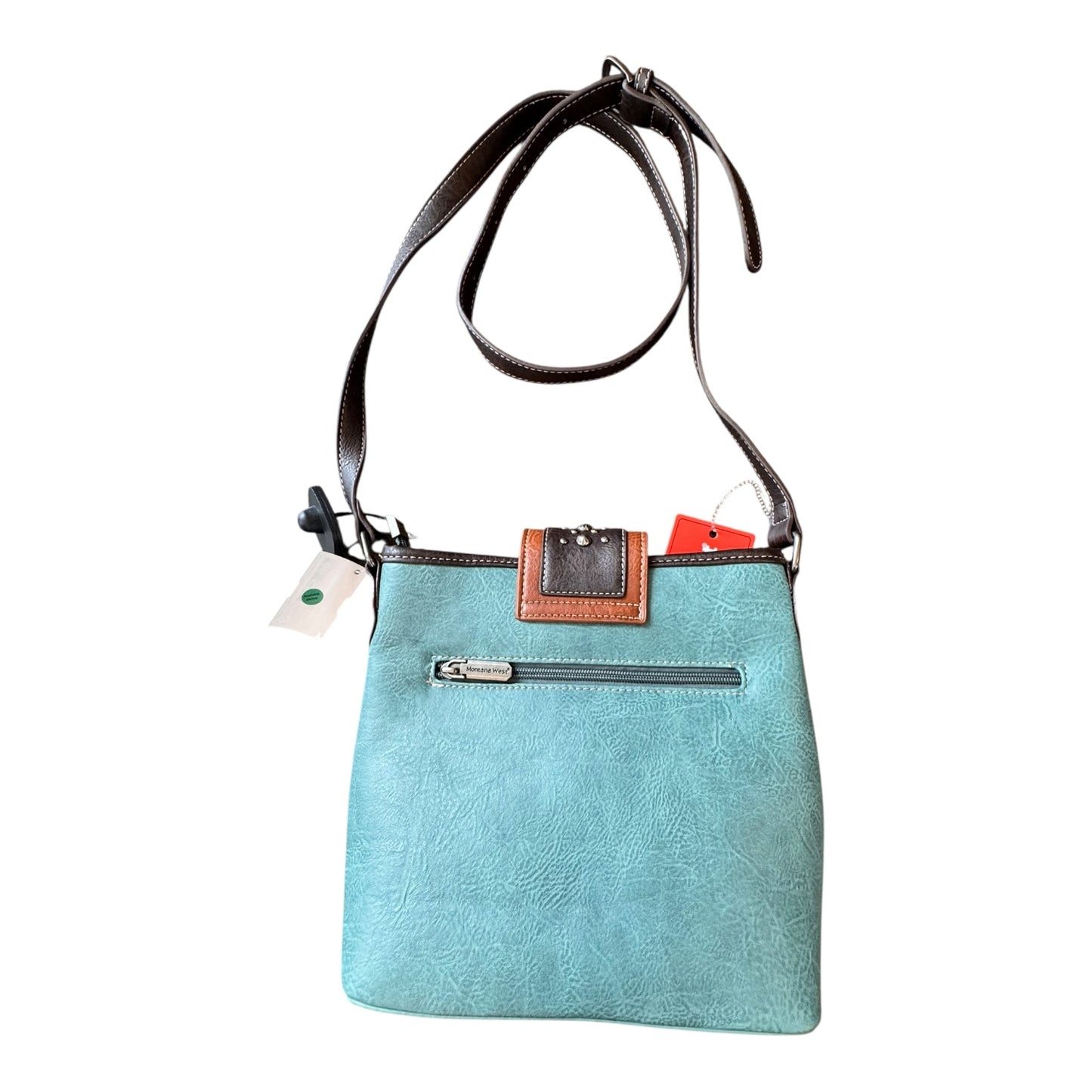 Handbag Leather By Montana West In Multi, Size:Small