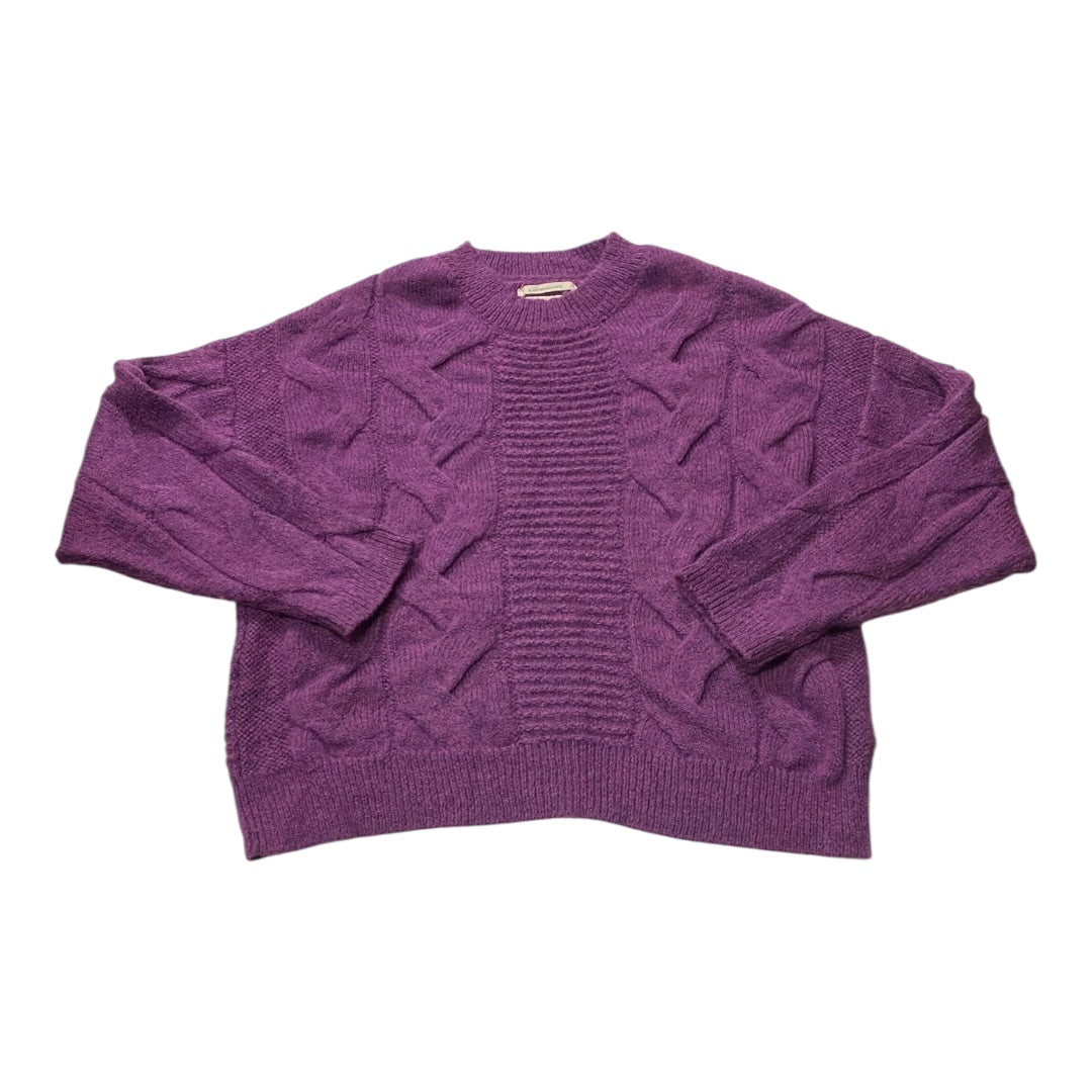 Sweater By Anthropologie In Purple, Size:Xs