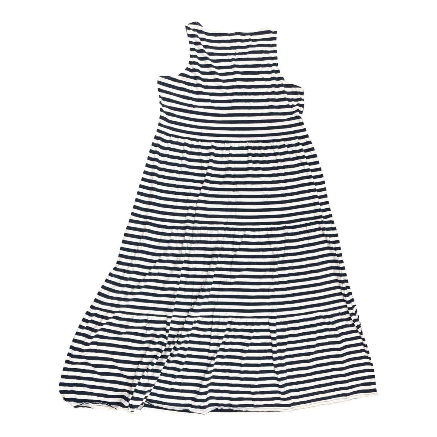 Dress Casual Maxi By J. Crew In Blue & White, Size:1X