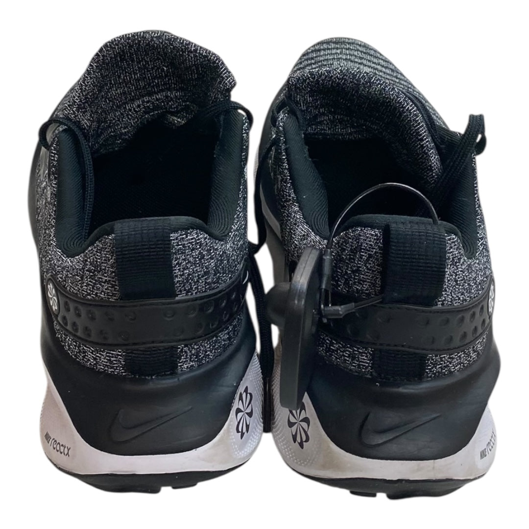 Shoes Athletic By Nike In Black & Grey, Size:8