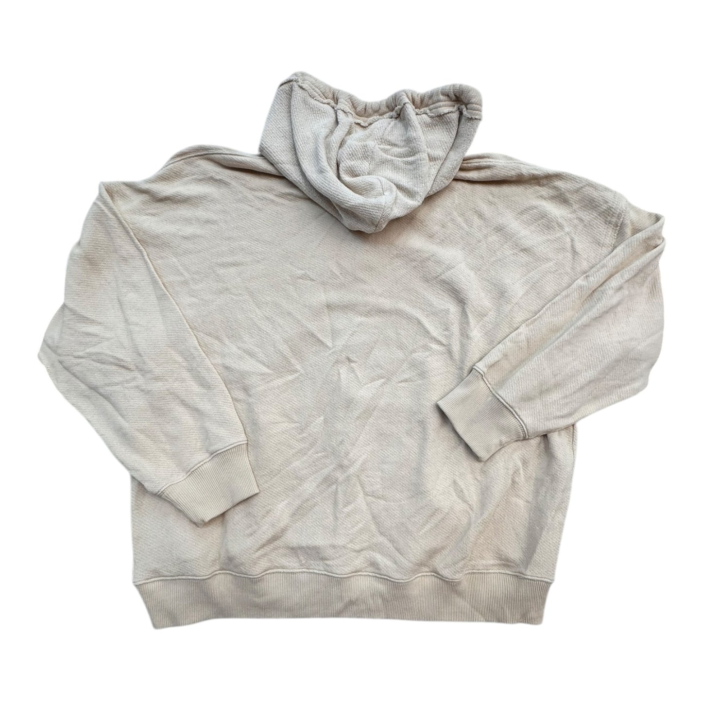 Sweatshirt Hoodie By American Eagle In Tan, Size:L