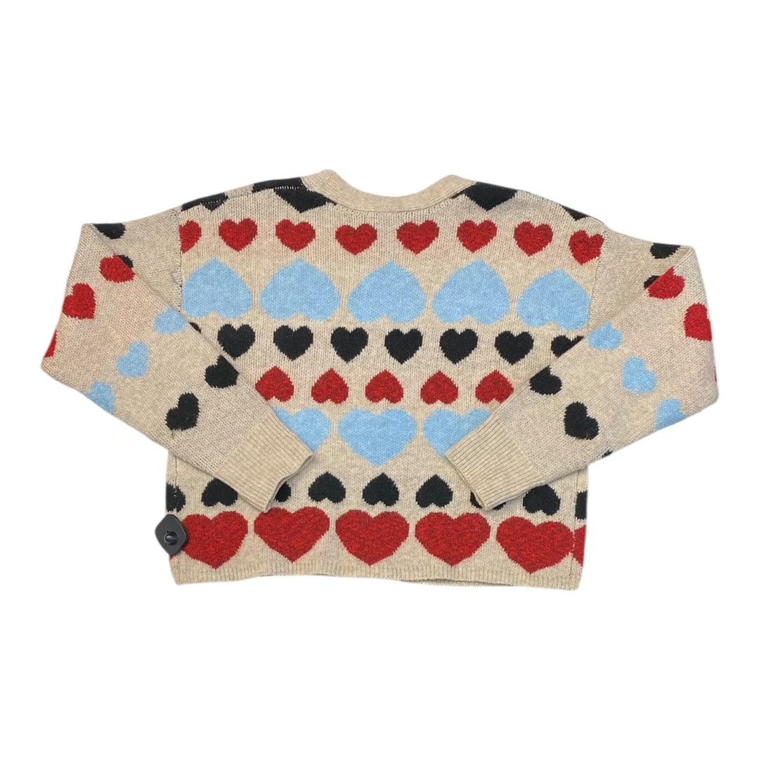 Sweater Cardigan By FREE THE ROSES In Multi, Size:S