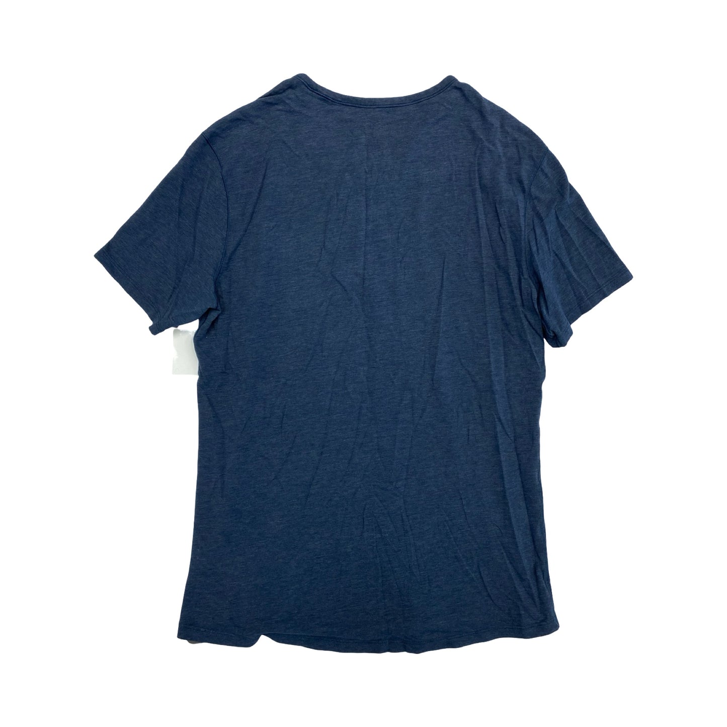 Athletic Top Ss By Lululemon In Navy, Size:M