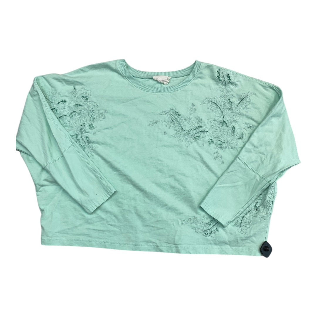 Top Ls By Anthropologie In Green, Size:Xl