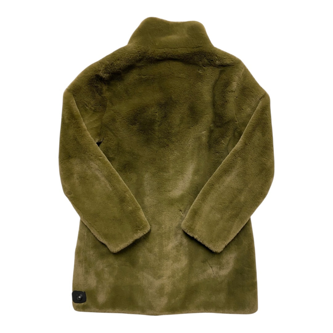 Coat Faux Fur & Sherpa By STELLA + LORENZO In Green, Size:S