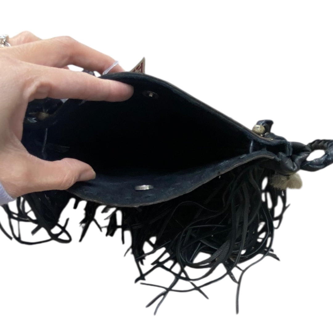 Handbag Leather By Cmc In Black, Size:Medium