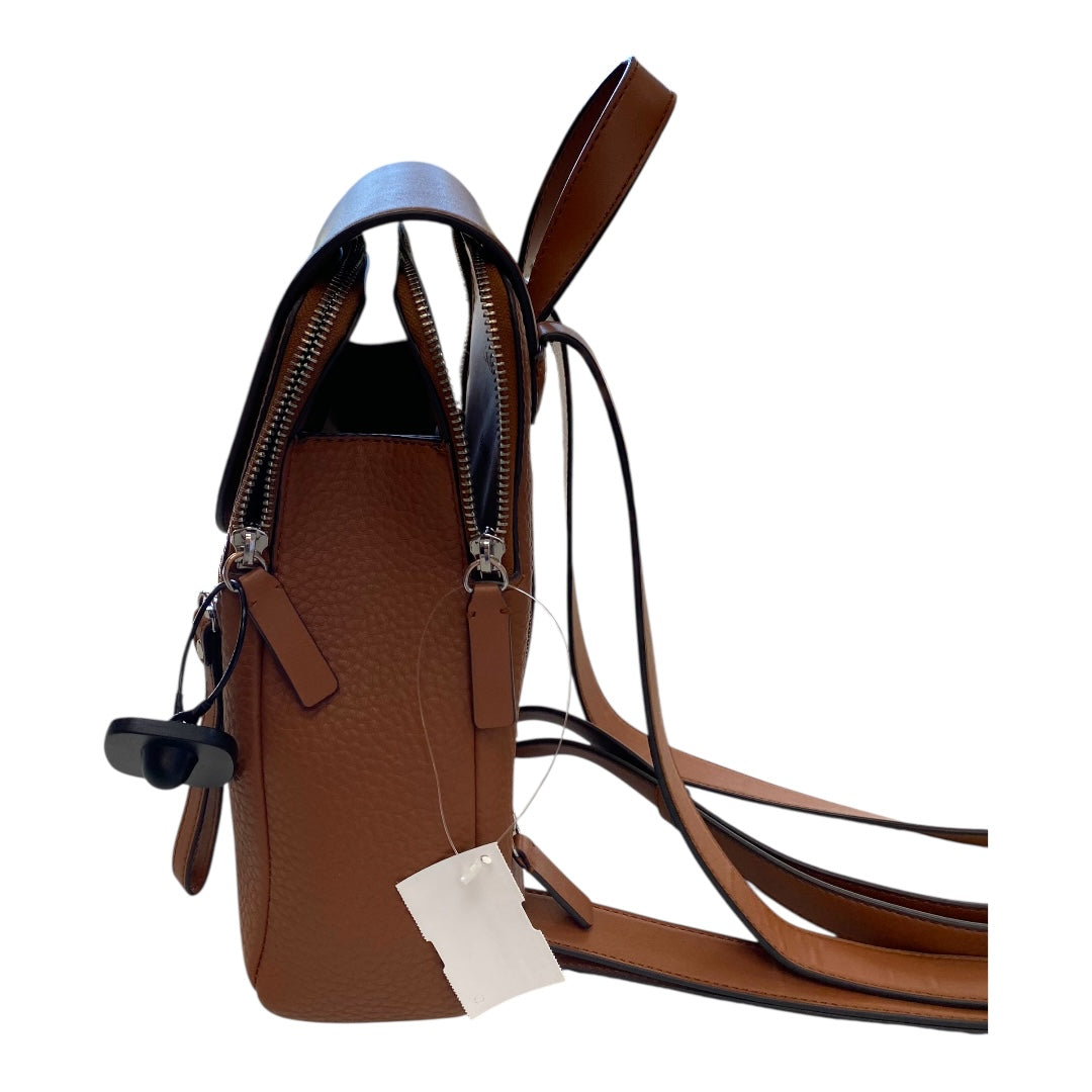 Backpack By Calvin Klein In Tan, Size:Medium