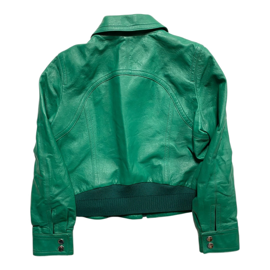 Jacket Designer By Coach In Green, Size:M
