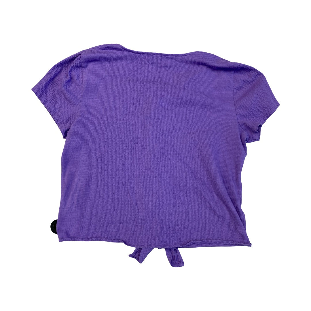 Top Ss By Talbots In Purple, Size:Mp