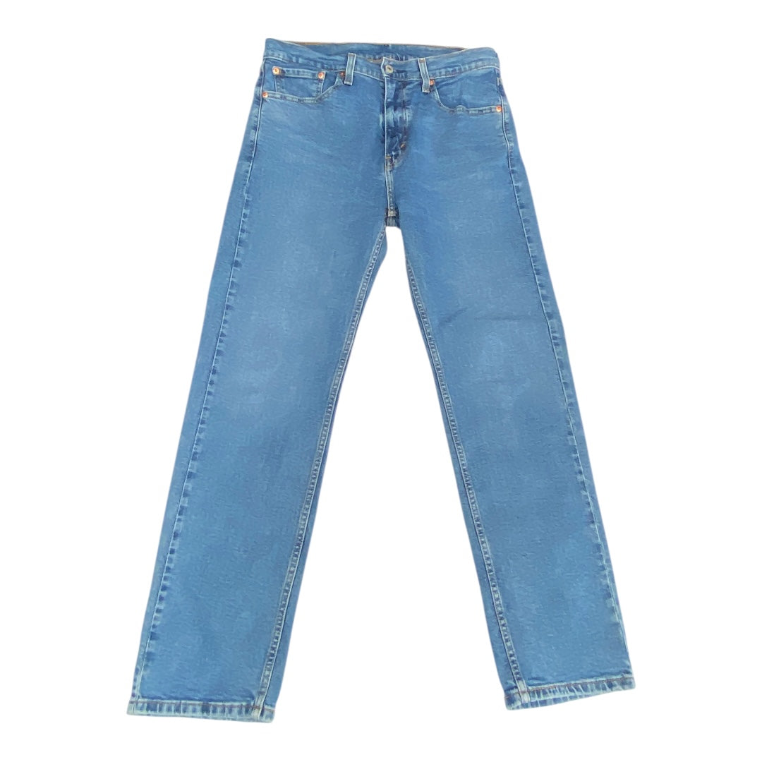 Jeans Boyfriend By Levis In Blue Denim, Size:14