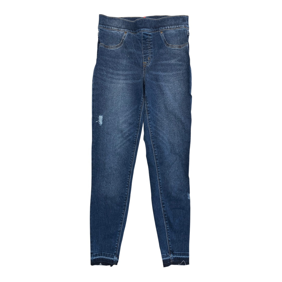 Jeans Skinny By Spanx In Blue Denim, Size:M