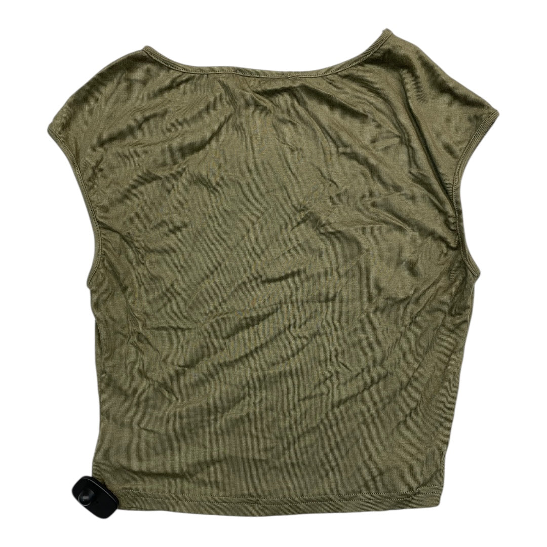 Top Sleeveless By CIDER In Green, Size:M